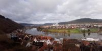 Tag 3 Panoramablick auf Miltenberg von der Burg Mildenberg 