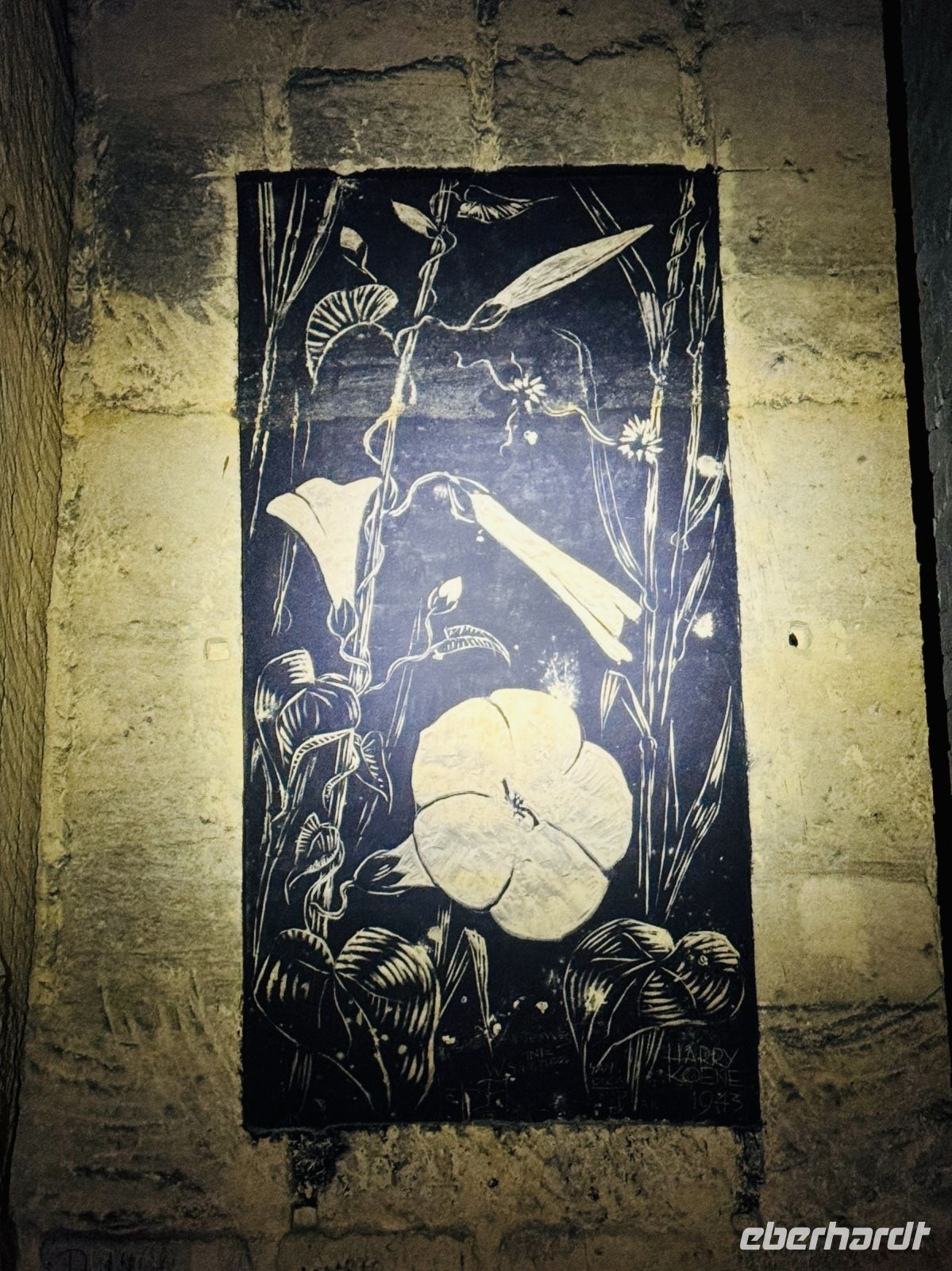 Tag 4 - Kohle-Wandmalerei in einer Mergelgrotte