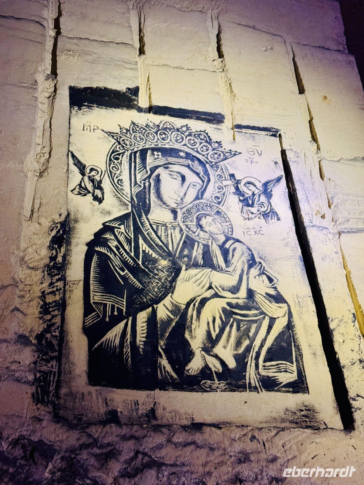 Tag 4 - Kohle-Wandmalerei in einer Mergelgrotte