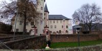 Tag 4 Blick auf das Schloss Lohr in Lohr am Main 