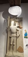 Tag 4 Blick auf Ritterfigur im Spessartmuseum in Lohr am Main 