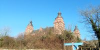 Tag 5 Blick auf das Schloss Johannesburg in Aschaffenburg 