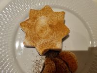 Weihnachts-Dessert im Hotel 