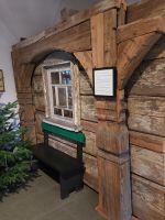 2024_Weihnachtsreise_Dresden: Dresden - Volkskunstmuseum, Modell Umgebindehaus