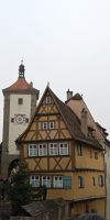 Tag 7 Blick auf das Plönlein in Rothenburg ob der Tauber 