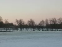 Winterliche Stimmung auf dem Rückweg