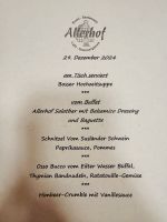 Tag 1 - Abendessen im Allerhof