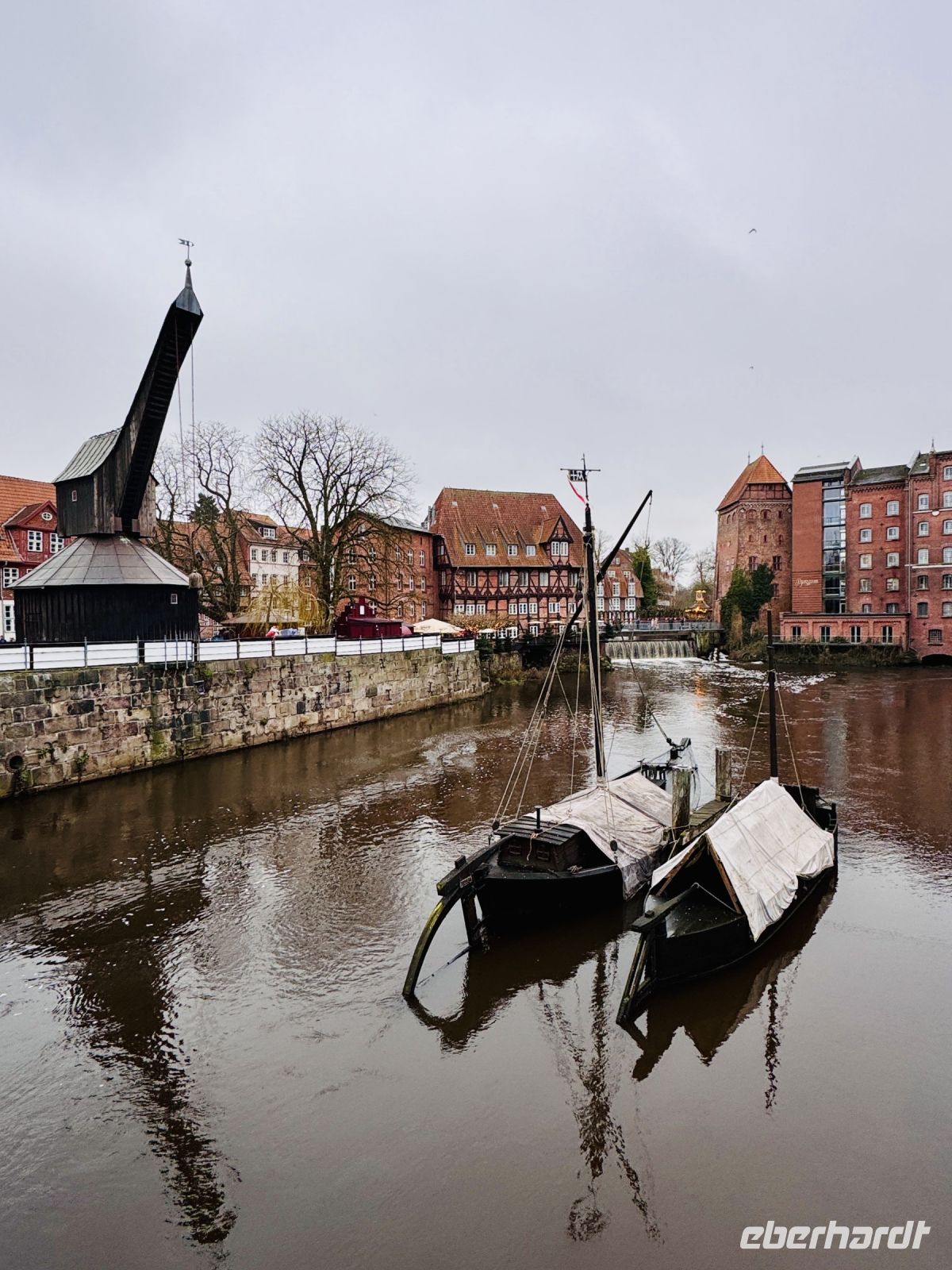 Tag 2 - Alter Krahn im Lüneburger Hafen
