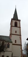 Tag 9 Blick auf die St. Michael Kirche in Lohr am Main 