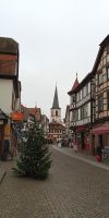 Tag 9 Blick auf die Altstadtgasse in Lohr am Main 