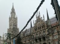 Marienplatz und Neues Rathaus in München