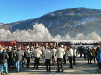 Auch hier werden wir mit Blasmusik begrüßt