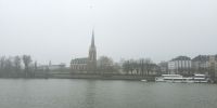 Tag 10 Blick auf die Dreikönigskirche in Frankfurt am Main 