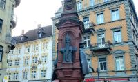 Kaiserbrunnen in Konstanz (Reise: Silvester am Bodensee).