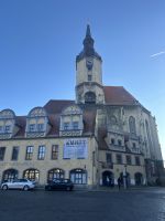 Auf dem Marktplatz der Stadt Naumburg 