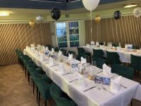 Unsere Tische wurden liebevoll geschmückt 