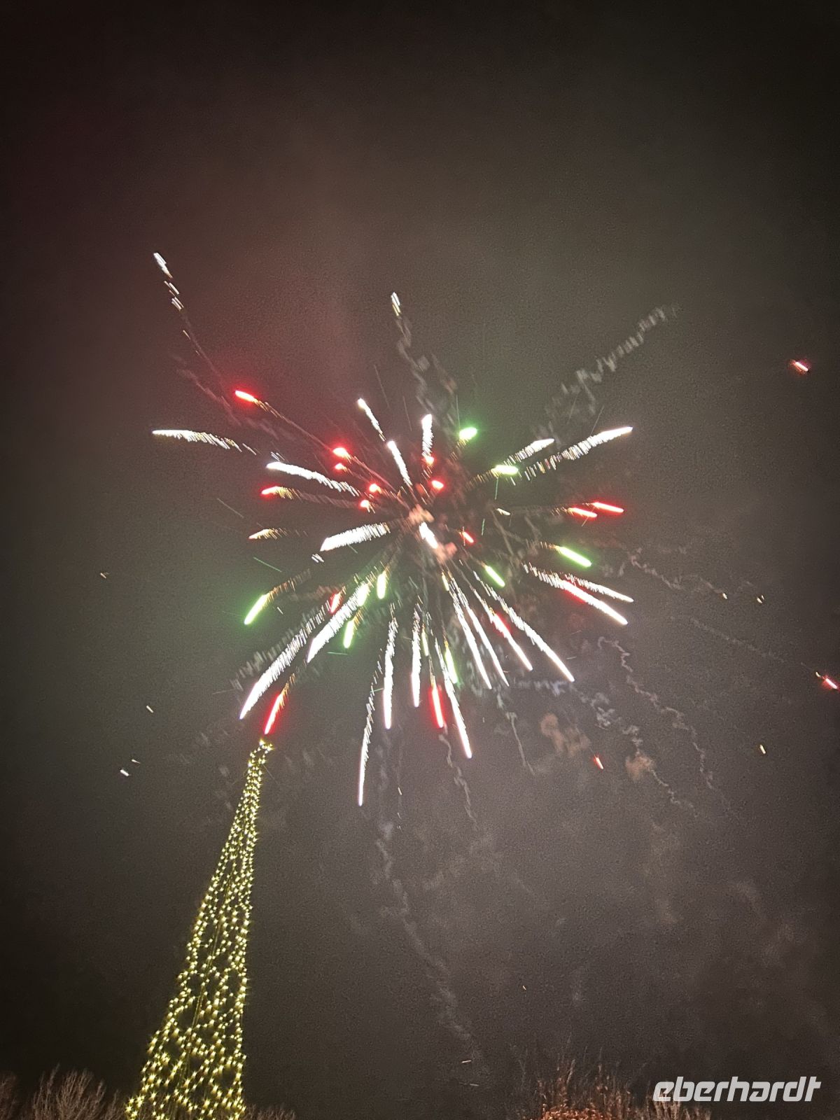 Das hauseigene Feuerwerk fand großen Zuspruch 