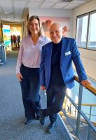 Reisemanagerin Katrin Jähne und Geschäftsführer Dr. Uwe Lorenz