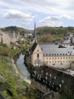 Blick von der Corniche in Luxemburg