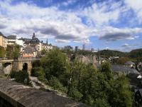 Blick von der Corniche in Luxemburg