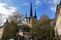 Türme der Kathedrale in Luxemburg