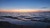 Sonnenuntergang am Strand von Dierhagen Tag 4