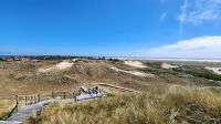 Bohlenweg zur Aussichtsdüne auf Amrum