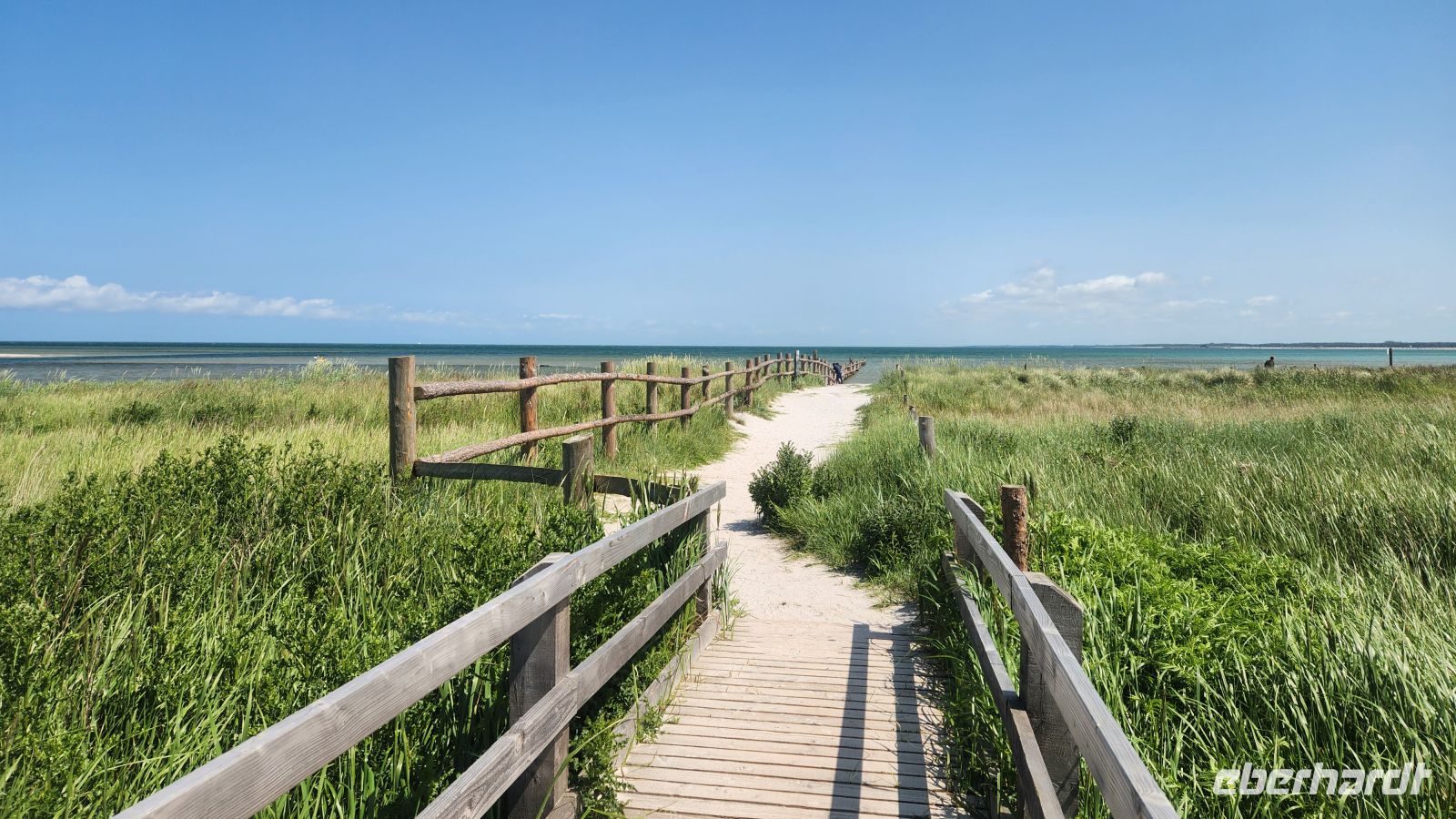 Bohlenweg zum Prerower Strand