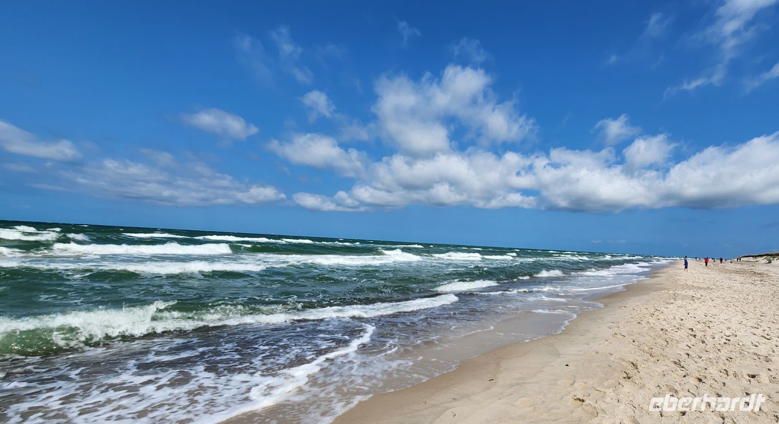 Die Ostsee bei starkem Nord-West-Wind
