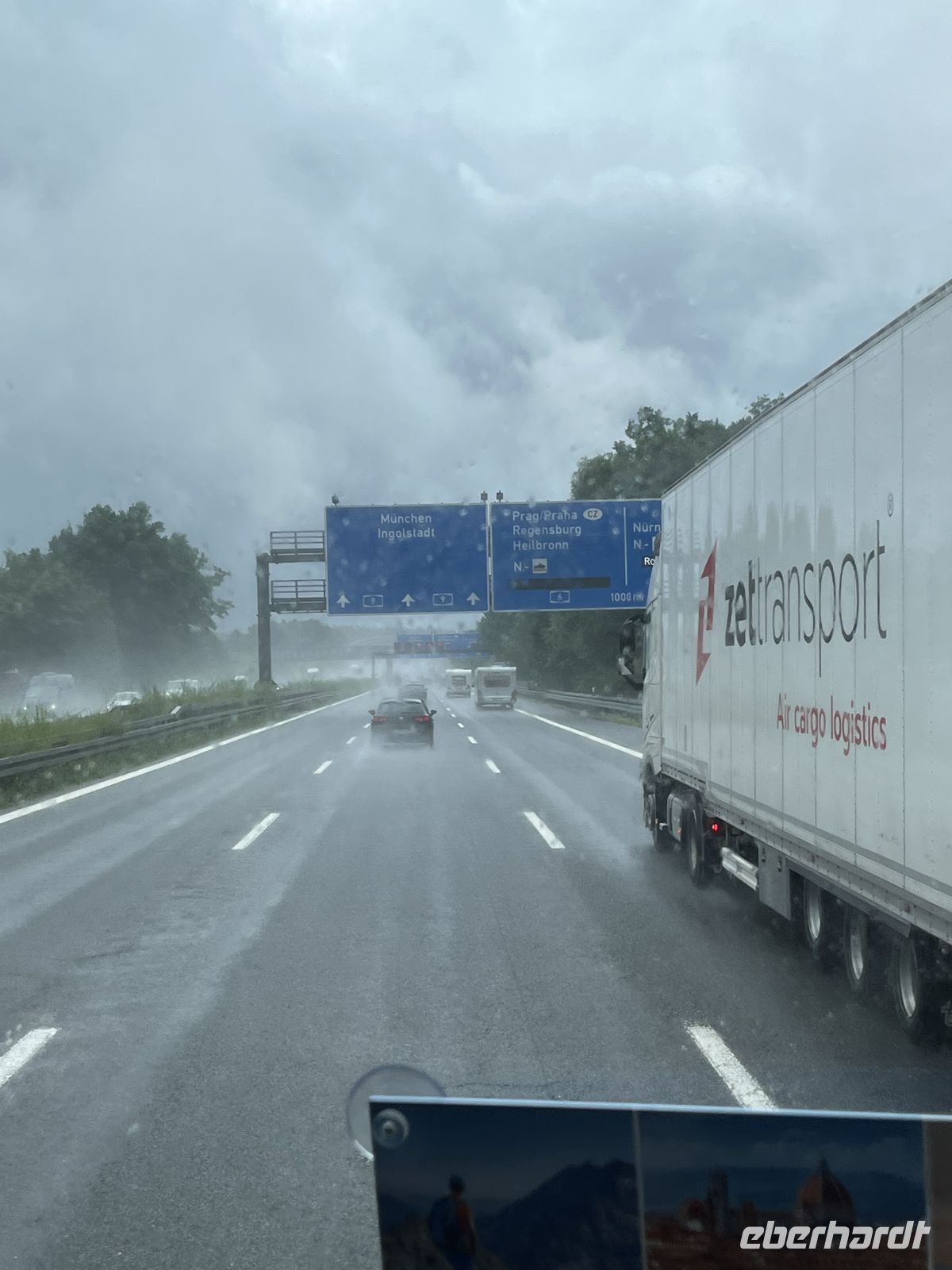 Bodenseerundreise 7.-11.06.25 Anreise / 10:15 Uhr war's schon vorbei mit schönem Wetter