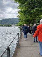 Bodenseerundreise 8.06.25 Bregenz - Stadtführung- entlang der Uferpromenade mit Blick auf dem Fischersteg