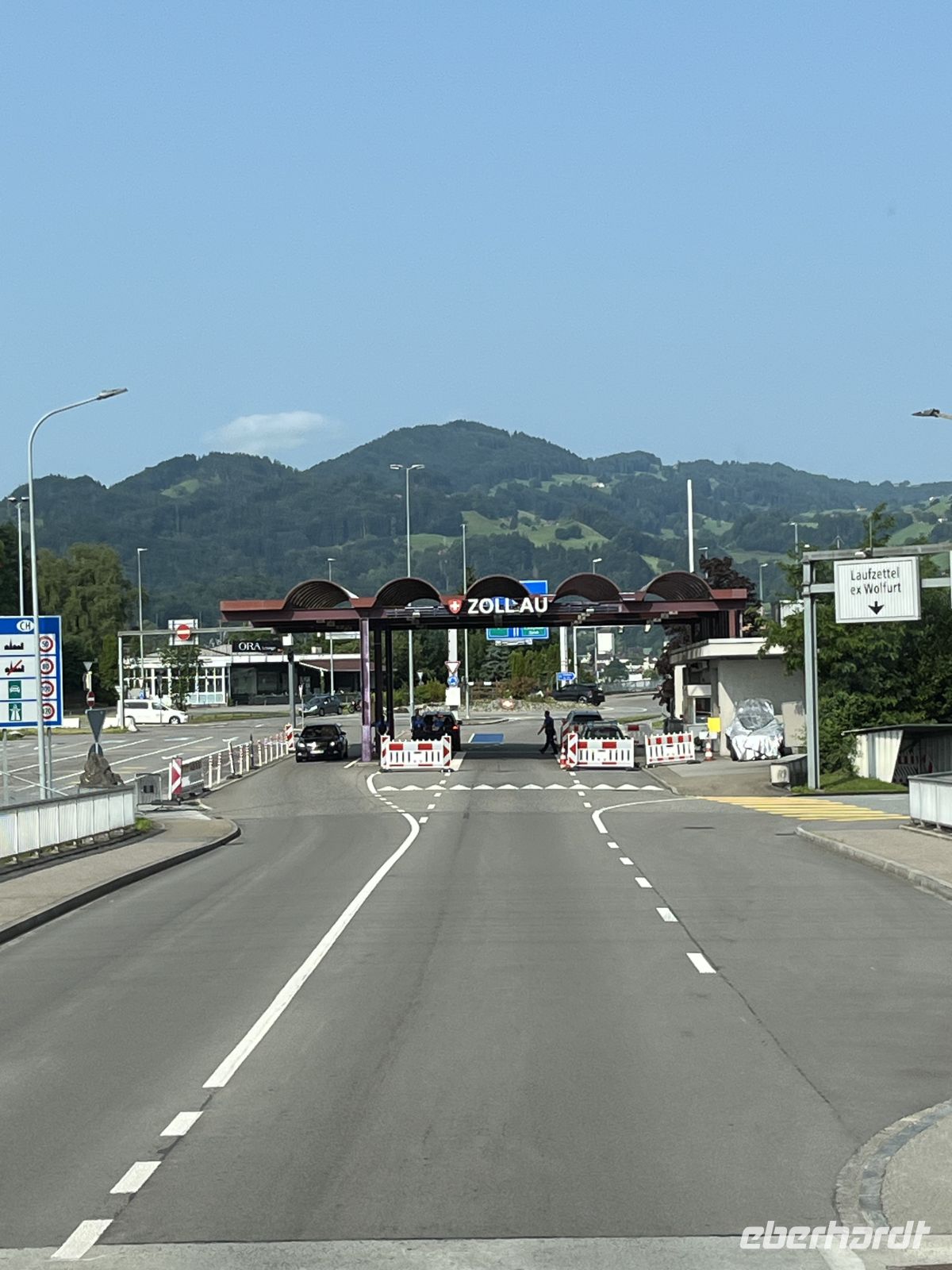 Bodenseerundreise 9.06.25 Insel Mainau Grenzkontrollstelle Zollau