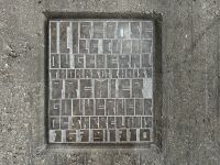 Grabplatte in der Kirche von Saarlouis