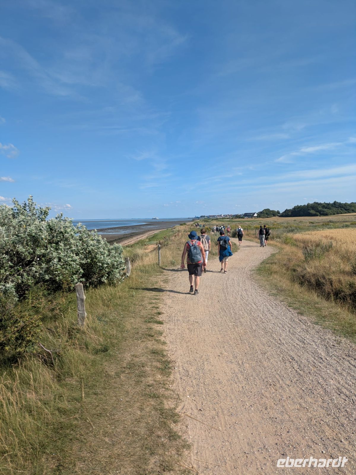 Wanderweg am Watt auf Amrum