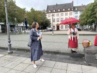 Kreuzfahrtleiterin Beate und Lisbeth