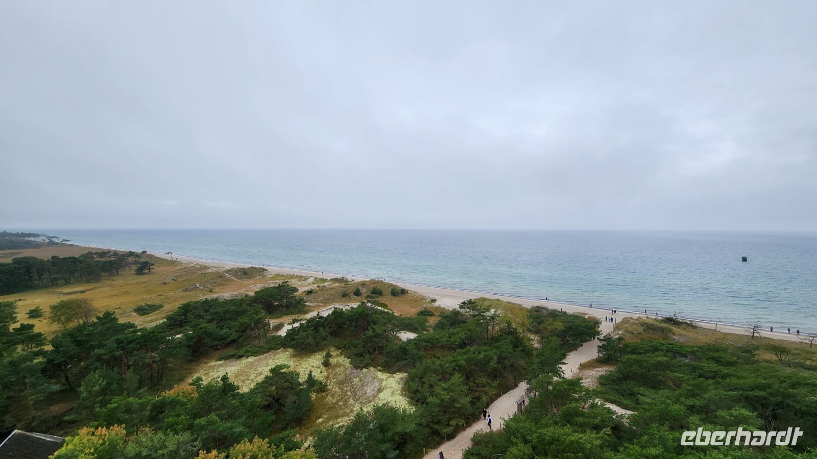 Blick vom  Leuchtturm -  Darßer Ort