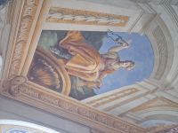 Allegoriendarstellung im Deckengemälde