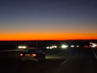 Auf der Fahrt ins Hotel nach Heimbuchenthal 