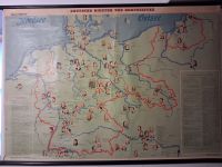 Karte mit deutschen Dichtern und Komponisten