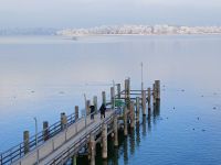 Der Bootsanleger am Chiemsee