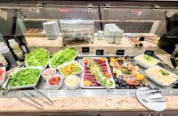 Ausschnitt vom leckeren Weihnachtsbuffet im Hotel.