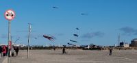 Drachenfliegen am Strand Norddeich