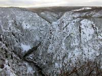 Blick ins Bodetal und zur Roßtrappe