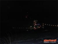 Feuerwerk am Strand