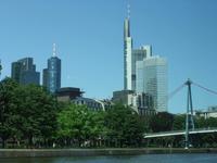 Die Skyline von Frankfurt