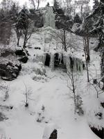 Der vereiste Romkerhaller Wasserfall