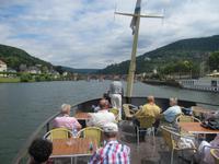 Fahrt auf dem Neckar von Heidelberg nach Neckarsteinach