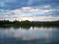 Abendstimmung auf dem Kanal