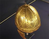 Der goldene Spangenhalm aus Krefeld Gellep