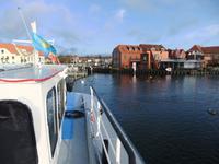 auf der Warsteiner durch die DrehbrÜcke von Malchow